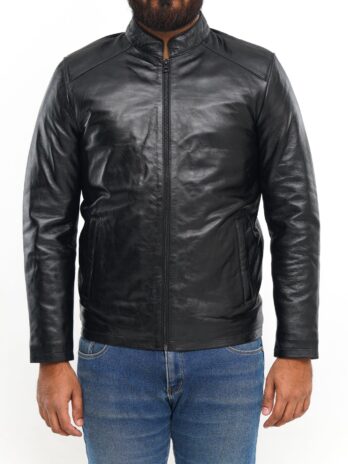 LEATHER JACKET CLJ-BL-BN-V5