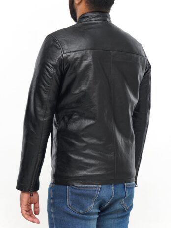 LEATHER JACKET CLJ-BL-BN-V5
